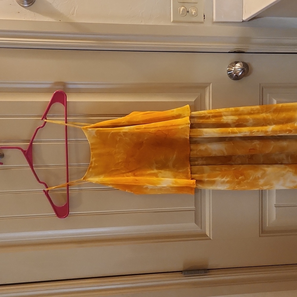 Andree by Unit Size M Yellow/gold long dress